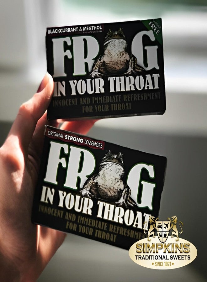 Goodscious Simpkins Frog in Your Throat Original Throat Lozenges - Cough Drops for Adults for Sore Throat Relief - British Cough Drop Menthol Sore Throat Lozenges - Strong and Penetrating (1.4 oz) - Image 4